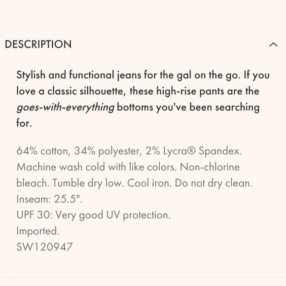 Tommy Bahama Ella Twill High Rise Crop Pants - Picture 2 of 6